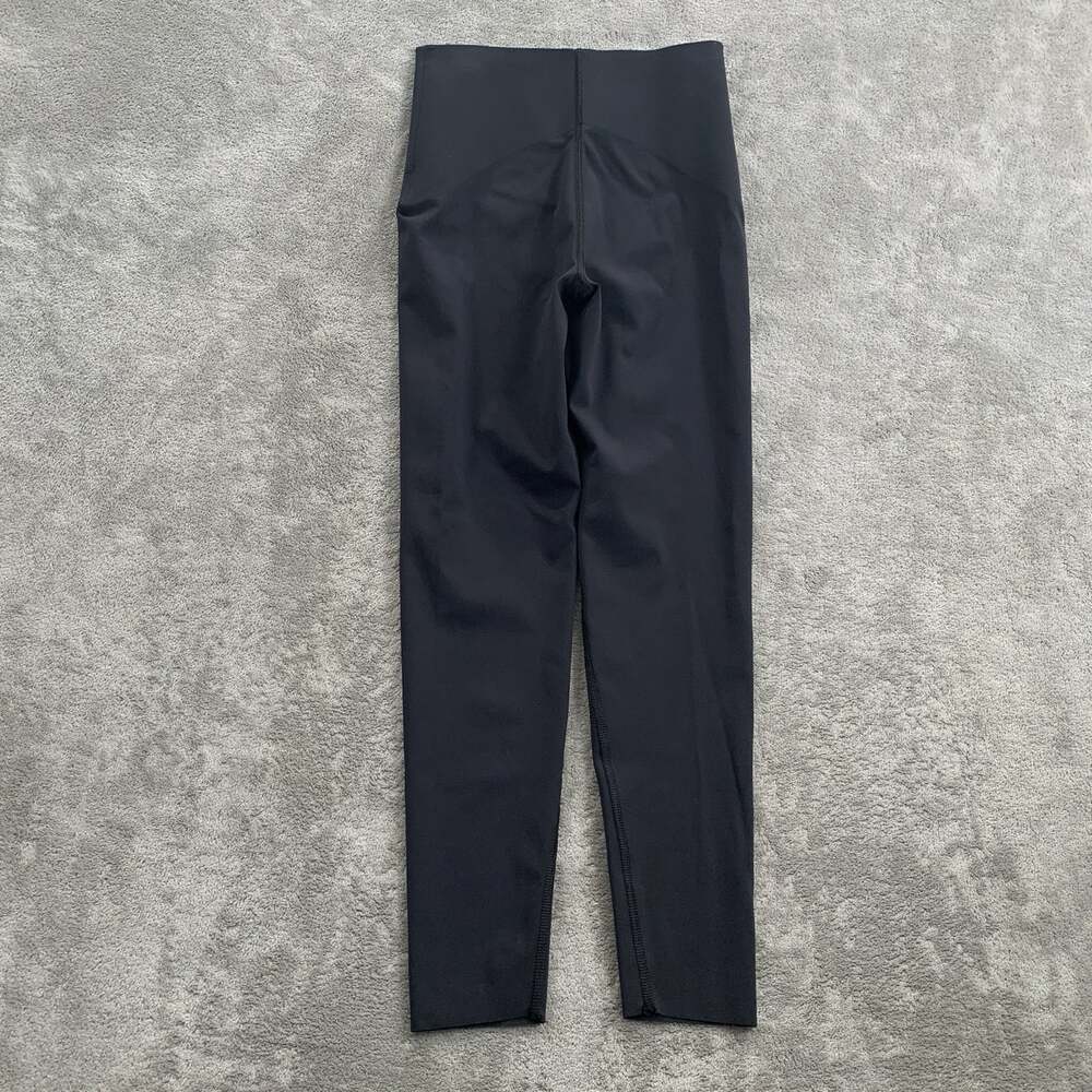 SpanxShape Bodyline 7/8 Leggings Womens XS Black Full Tummy Compression Gym - Picture 11 of 12